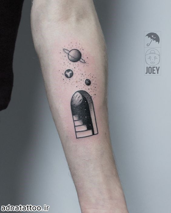 تاتو فضایی space tattoo